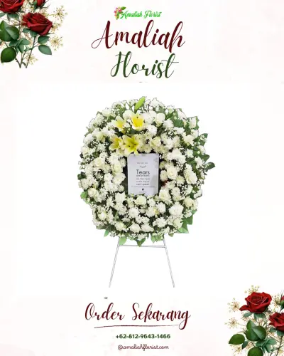 Krans Bunga Duka Cita cikaratuan